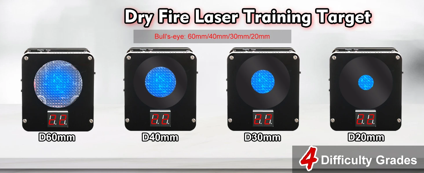 DIY Dry Fire Laser Training Target Soldering Project Laser Shooting Game Machine Electronic Assembly Kit Fun STEM Kit for Adults