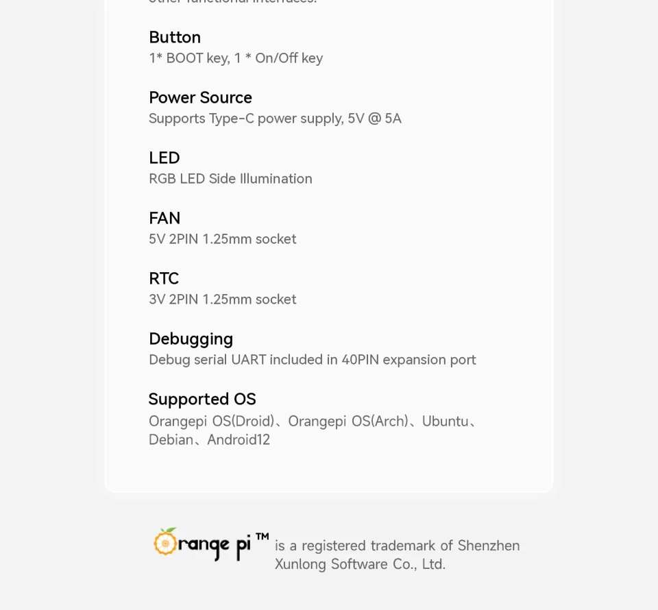 BoMaSOrange Pi 5 Max Single Board Computer 8GB RAM LPDDR5 RK3588 Chip M.2 PCIE 2.5G LAN WiFi+BT Orangepi 5 MAX Development Board