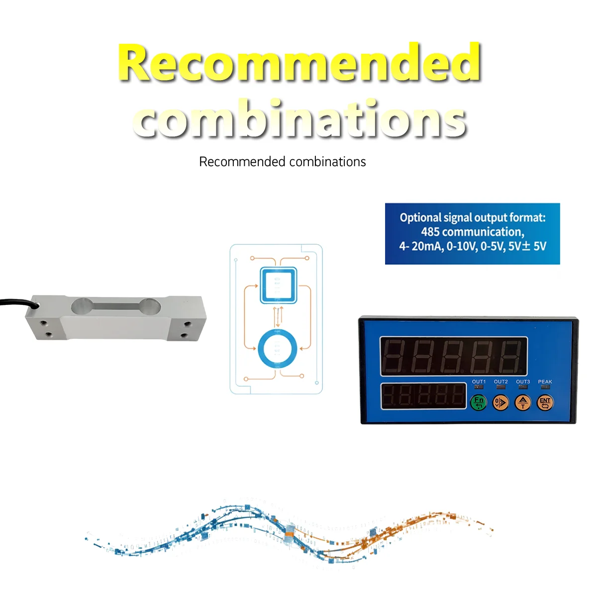 130mm Single Point Weighing Sensor Kit - Mavin Load Cell + 8mm Acrylic Plates + High Tensile Screws + Wrench with Mounting Tools