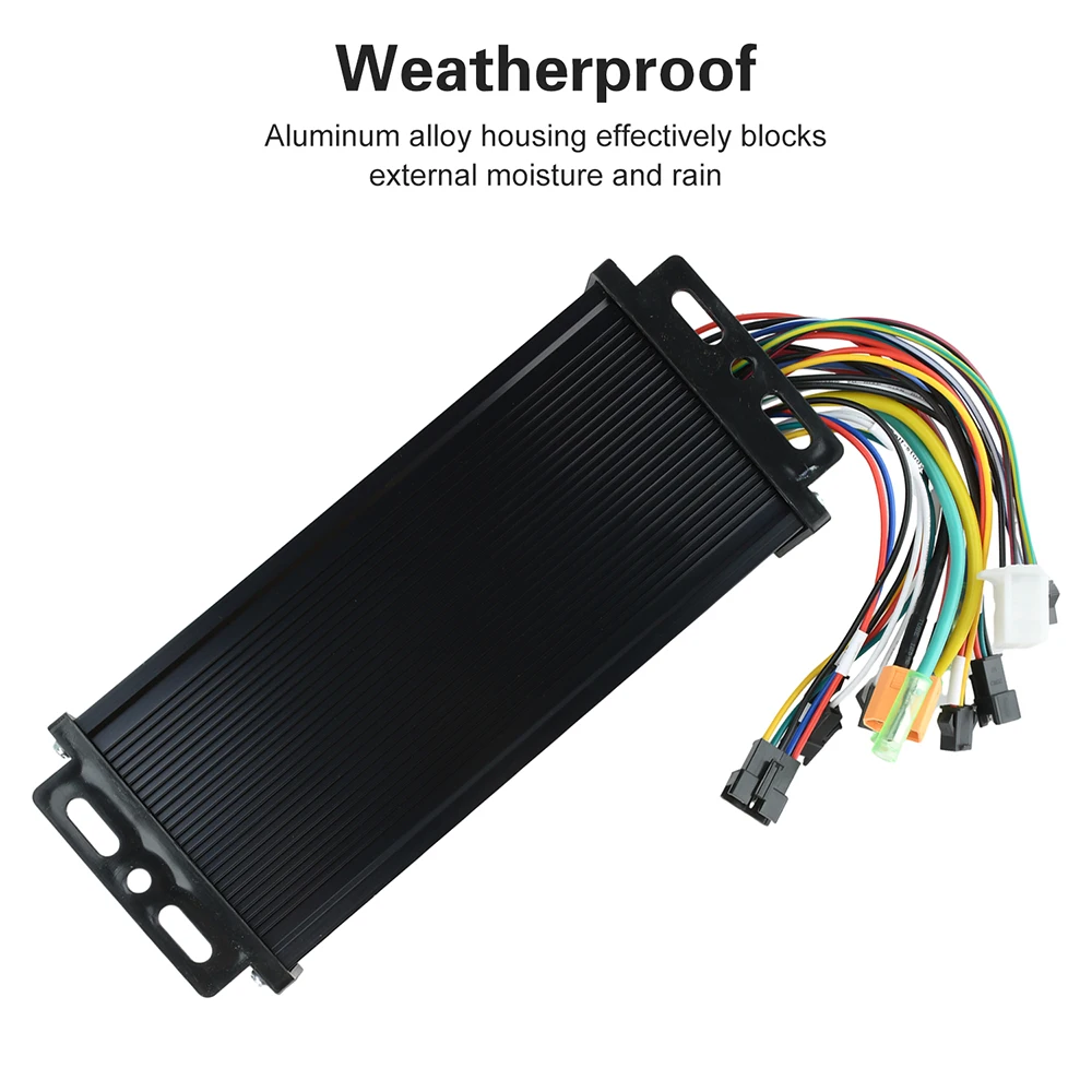 Brushless Motor Controller 36V-60V 40A Triple-Mode Sine Wave Waterproof for Electric Bicycle High Power 1000W-2000W Output