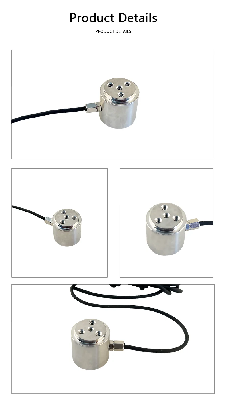 High Accuracy ZB4 Small Column Type Compression Sensor Load Cell 0-200kg MV/V Output High Accuracy for Press Force Measurement
