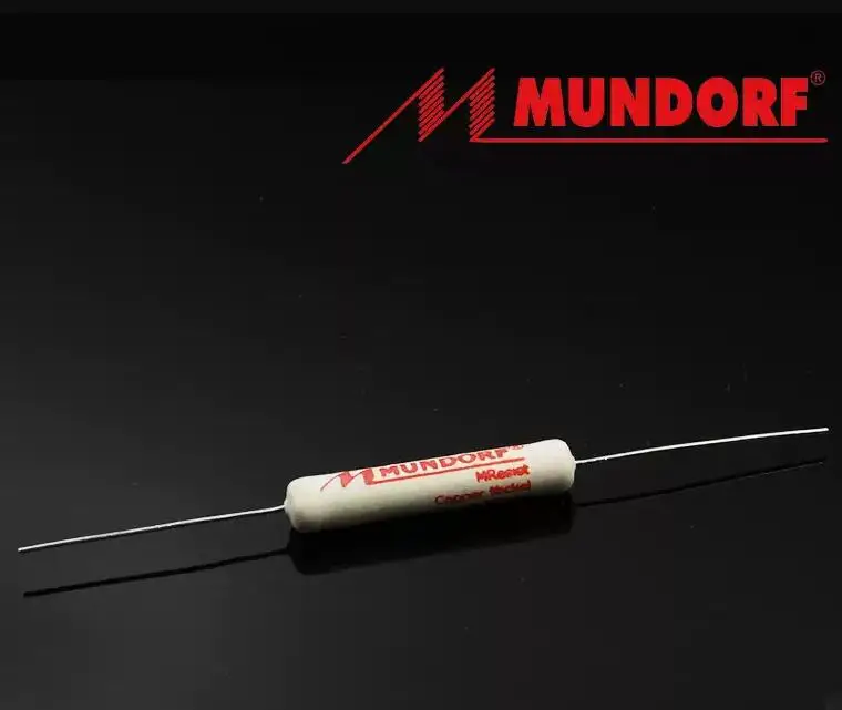 Original German MUNDORF Mcap Classic 10W MREC10 Classic Type Non Inductive Wire Wound Frequency Divider Resistor