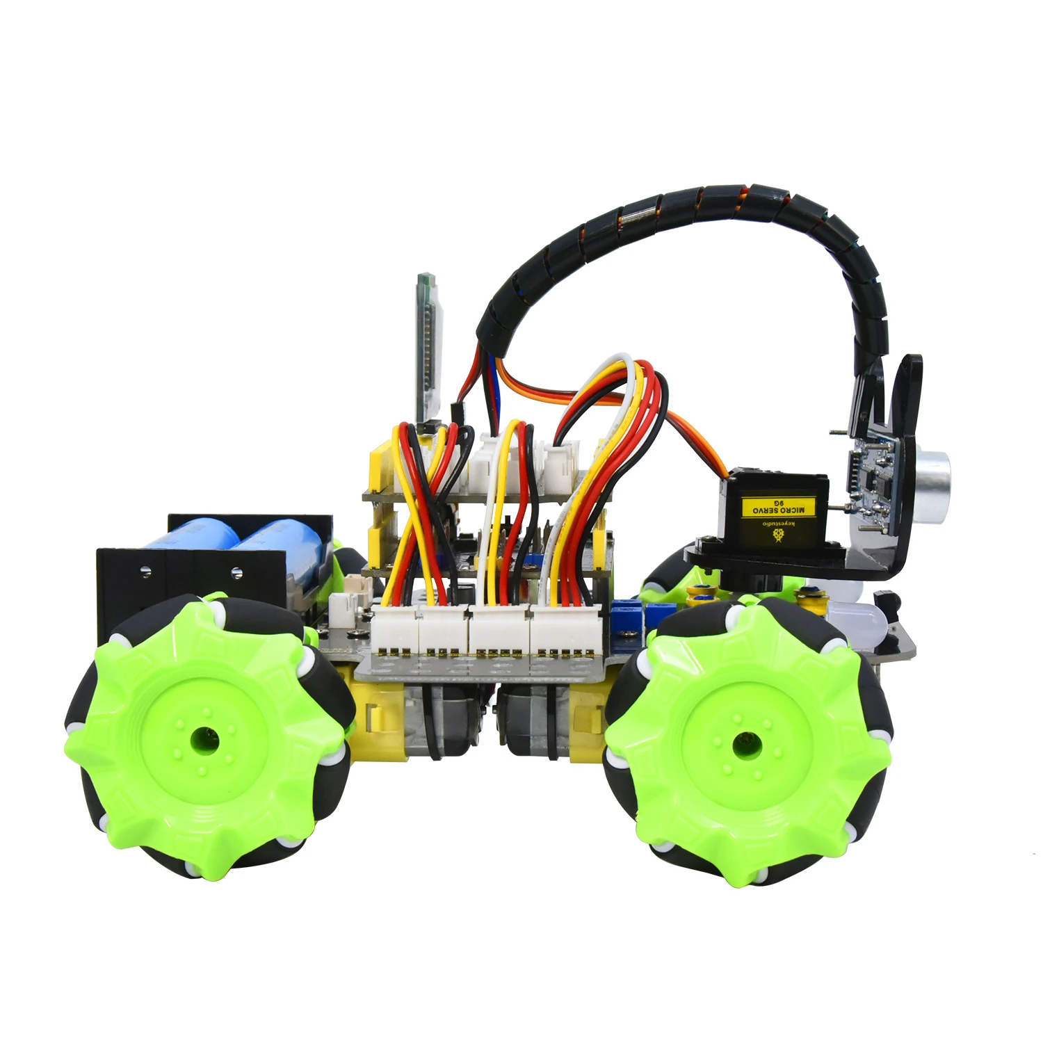 Keyestudio Mecanum 4WD Robot Car for Arduino Robot Car Kit Smart DIY Project for Adults STEM Programming Set Easy Assembly