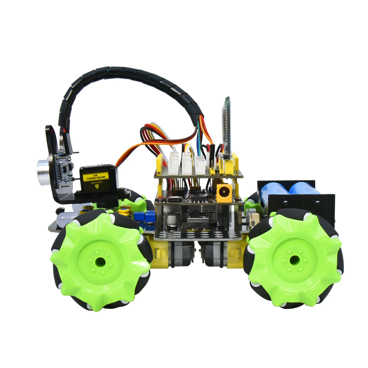 Keyestudio Mecanum 4WD Robot Car for Arduino Robot Car Kit Smart DIY Project for Adults STEM Programming Set Easy Assembly
