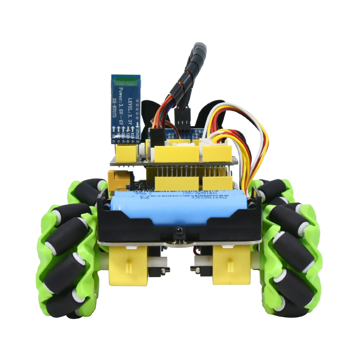 Keyestudio Mecanum 4WD Robot Car for Arduino Robot Car Kit Smart DIY Project for Adults STEM Programming Set Easy Assembly