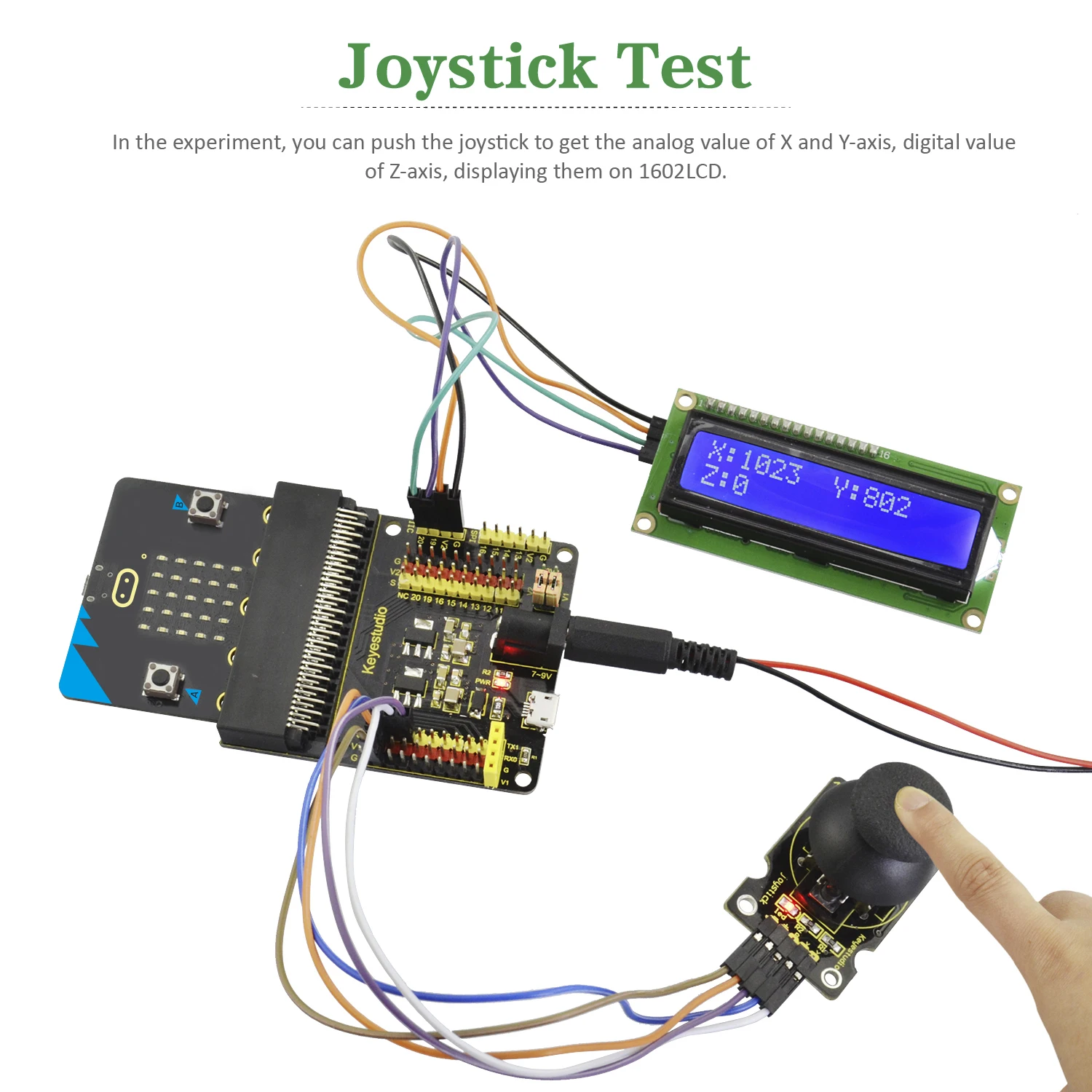 Keyestudio 37 in 1 Sensor Starter Kit With Micro:Bit V2.0 for BBC MicroBit Makecode DIY 38 Projects (Including Micro:Bit V2 )