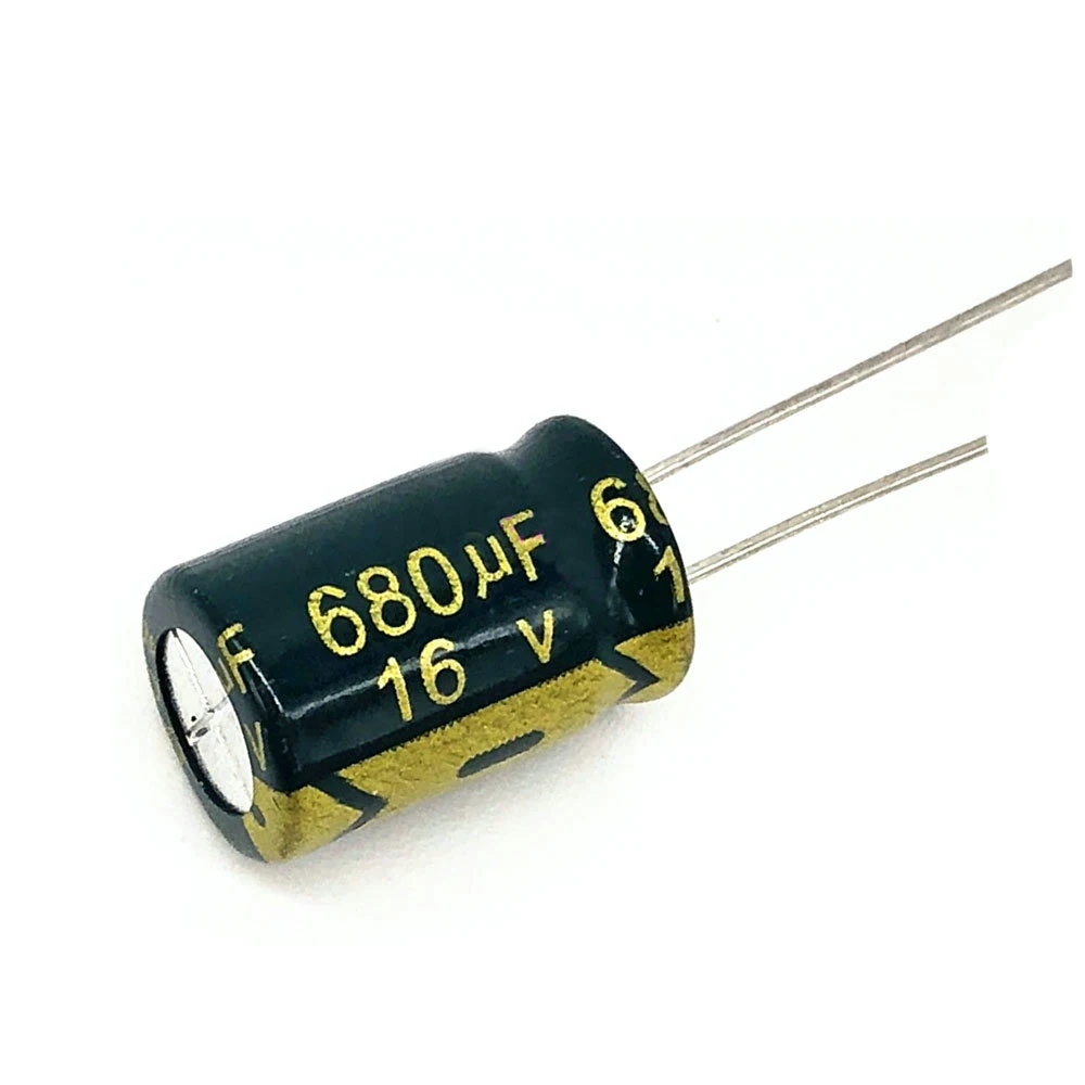 50-1000pcs 10V 16V 25V 35V 50V 400V High Frequency Low ESR Aluminum Capacitor 100UF 220UF 330UF 470UF 680UF 1000UF 2200UF 3300UF