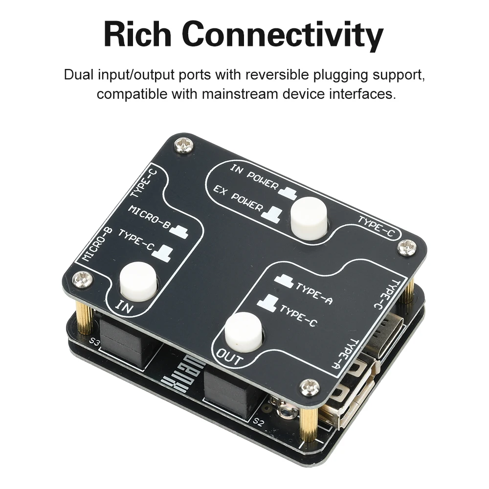 U8Pro USB 2.0 High-Speed Isolator DC 1500V Isolation Module 480 Mbps Audio Noise Reduction Filter