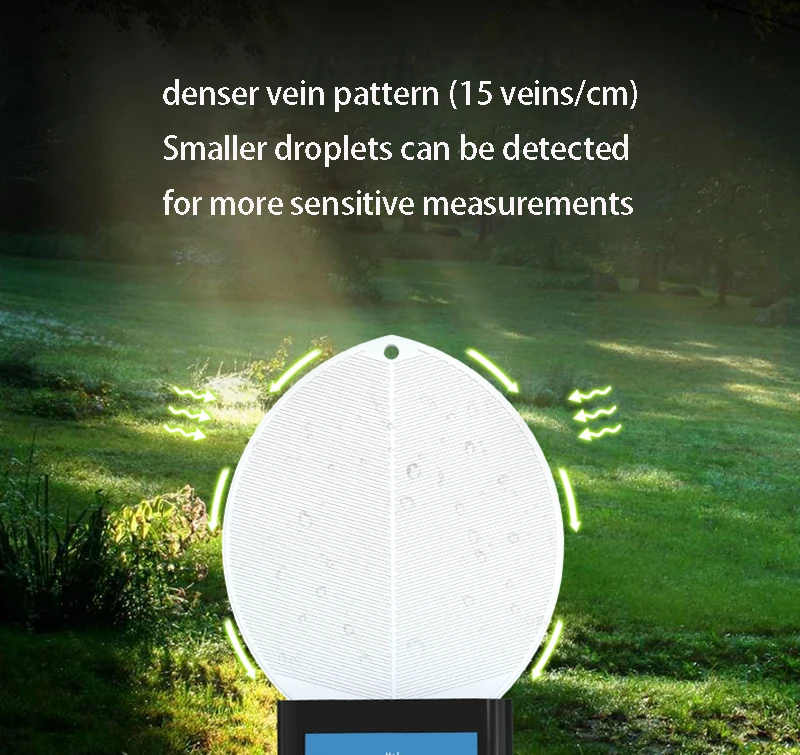 Leaf temperature and humidity sensor transmitter agricultural greenhouse high-precision leaf surface dew moisture detector