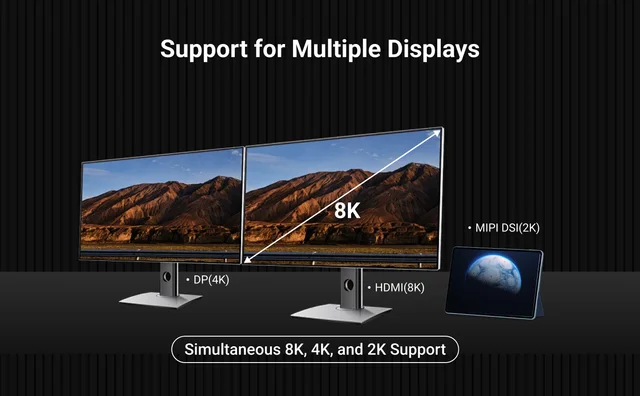 BoMaSRadxa Rock 5b+ Rock 5b Plus Rk3588 8-core Cpu, Gpu & Npu Support, 8k , Lpddr5 Ram And Wifi 6 Single Board Computer