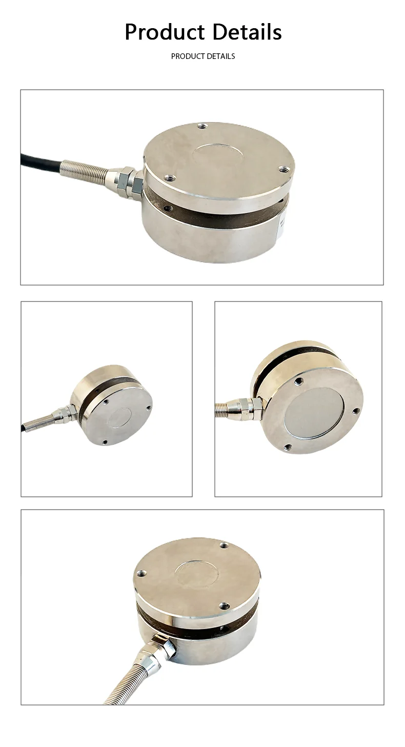 High Precision Spoke Load Cell and Transmitter Module Kit 10kg-5t Pressure Sensor 12-24V DC Current Voltage Output PLC