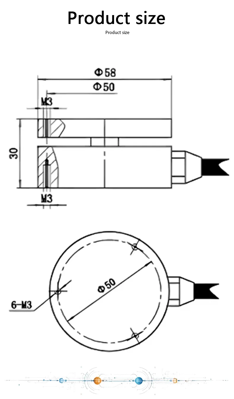 High Precision Spoke Load Cell and Transmitter Module Kit 10kg-5t Pressure Sensor 12-24V DC Current Voltage Output PLC