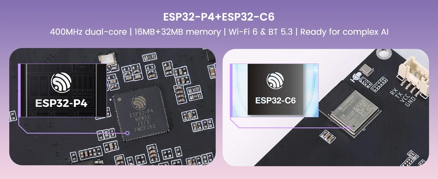 CrowPanel Advanced 10.1inch ESP32-P4 HMI AI Display 1024x600 IPS Touch Screen WiFi 6 Compatible with Arduino/LVGL/Micropython