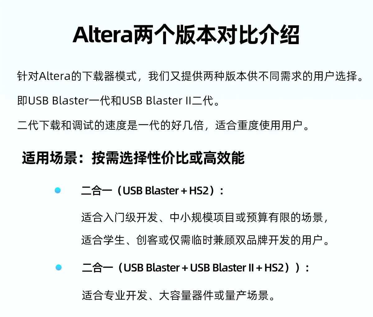 Altera+Xilinx FPGA 2-in-1 Downloader USB Blaster HS2 Simulator Debugger JTAG