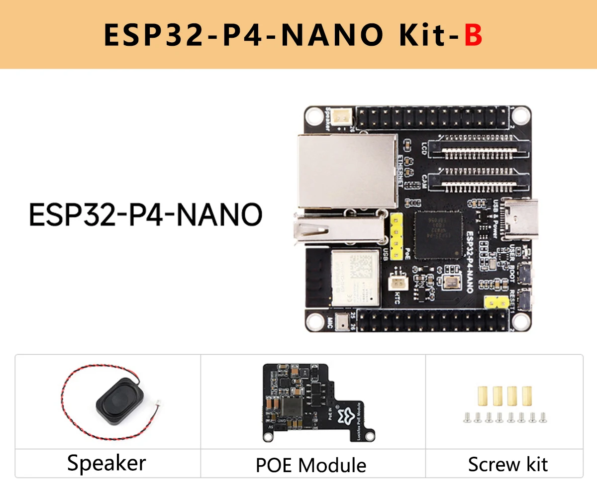 Waveshare ESP32-P4-NANO Development Board Based On ESP32-P4 Chip With RISC-V Dual-core And Single-Core