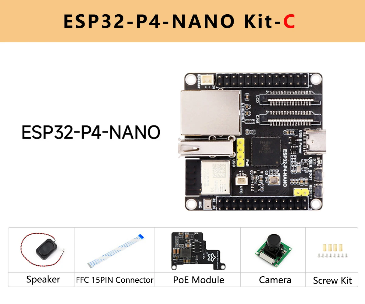 Waveshare ESP32-P4-NANO Development Board Based On ESP32-P4 Chip With RISC-V Dual-core And Single-Core