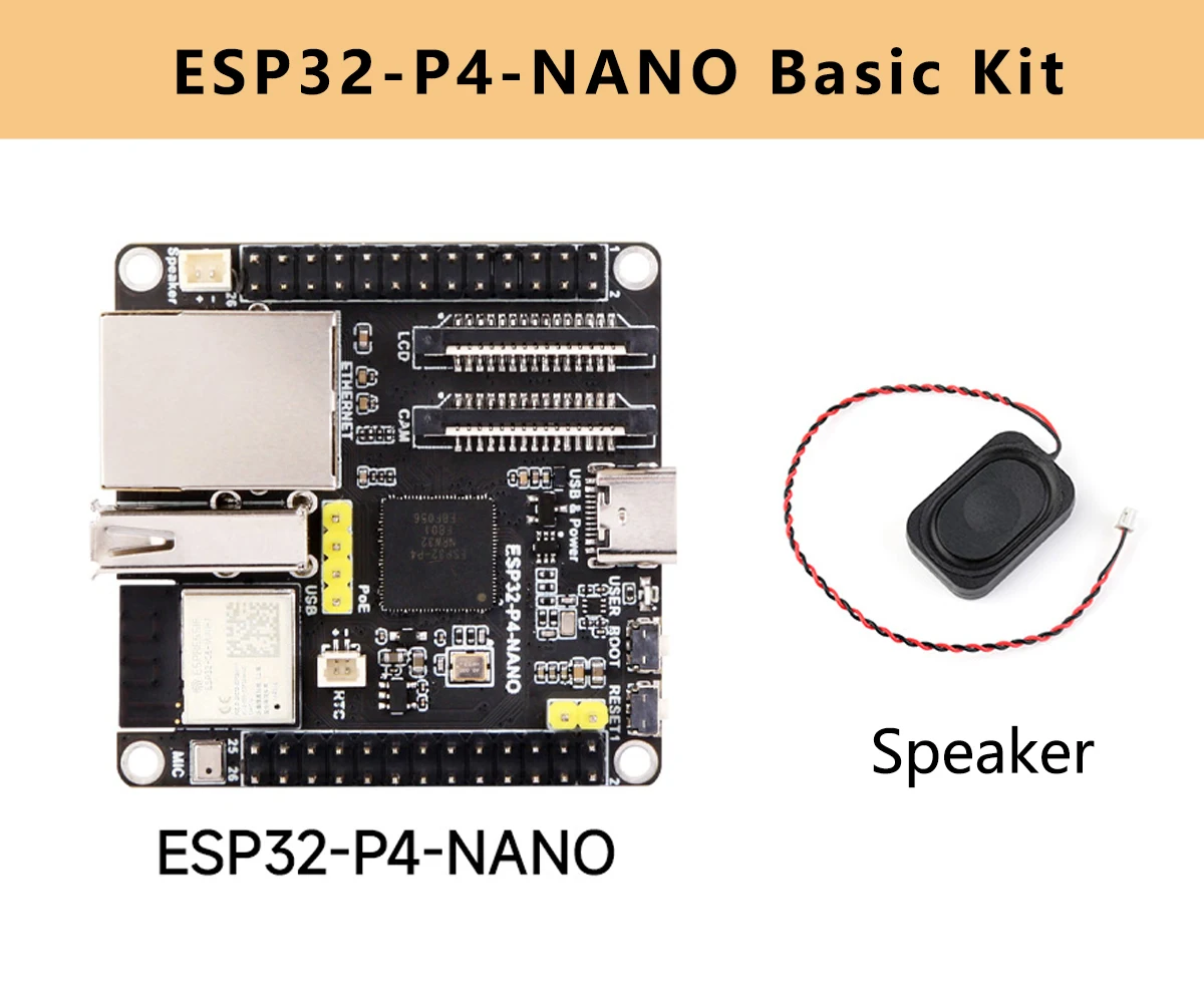 Waveshare ESP32-P4-NANO Development Board Based On ESP32-P4 Chip With RISC-V Dual-core And Single-Core