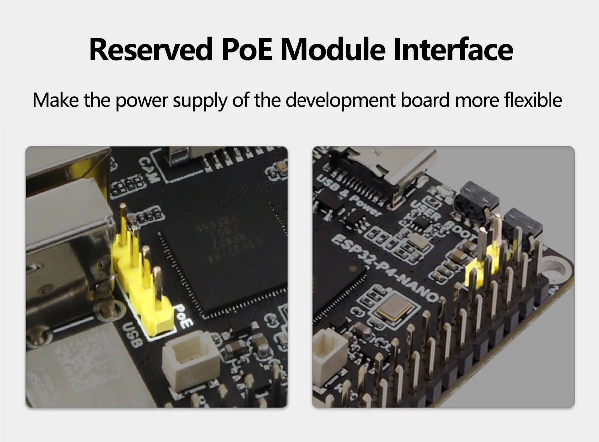 Waveshare ESP32-P4-NANO Development Board Based On ESP32-P4 Chip With RISC-V Dual-core And Single-Core