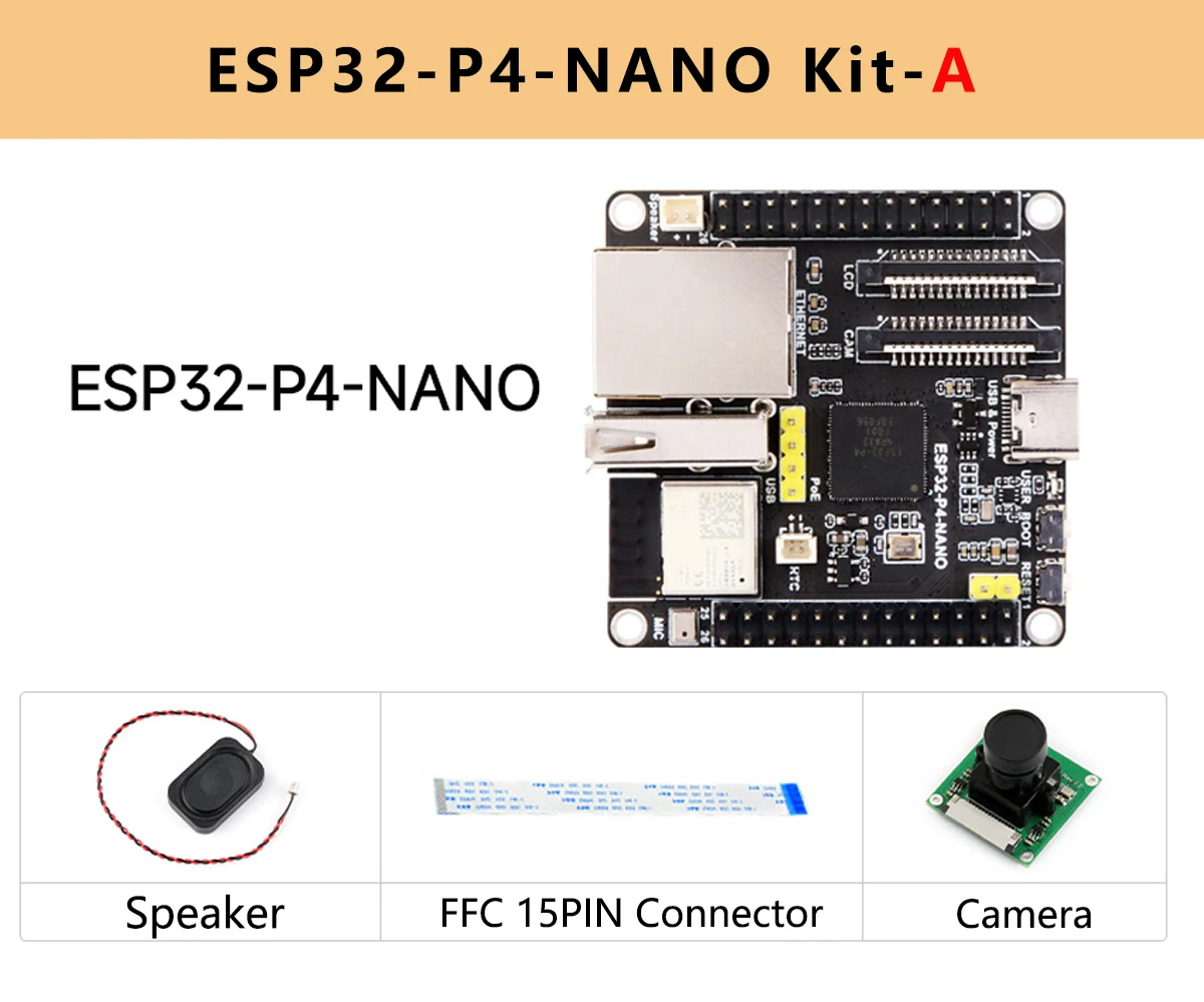 Waveshare ESP32-P4-NANO Development Board Based On ESP32-P4 Chip With RISC-V Dual-core And Single-Core