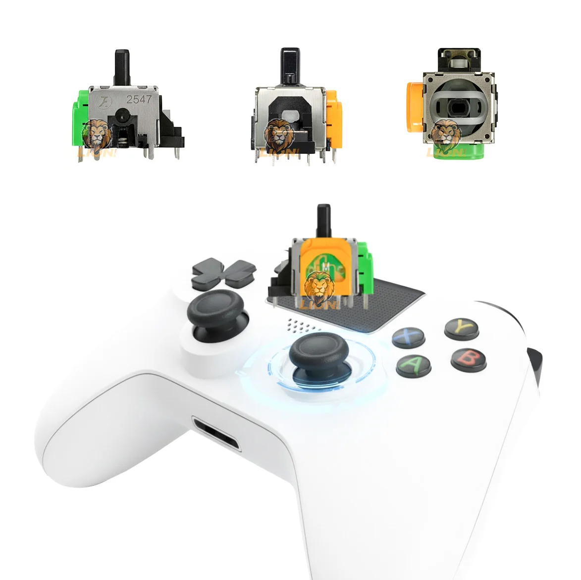 Favor New Angle Sensor TMR X Joysticks,For PS5 DualSense Edge,PS4 DualShock,XBOX ONE,XBOE SERIES,Elite 1