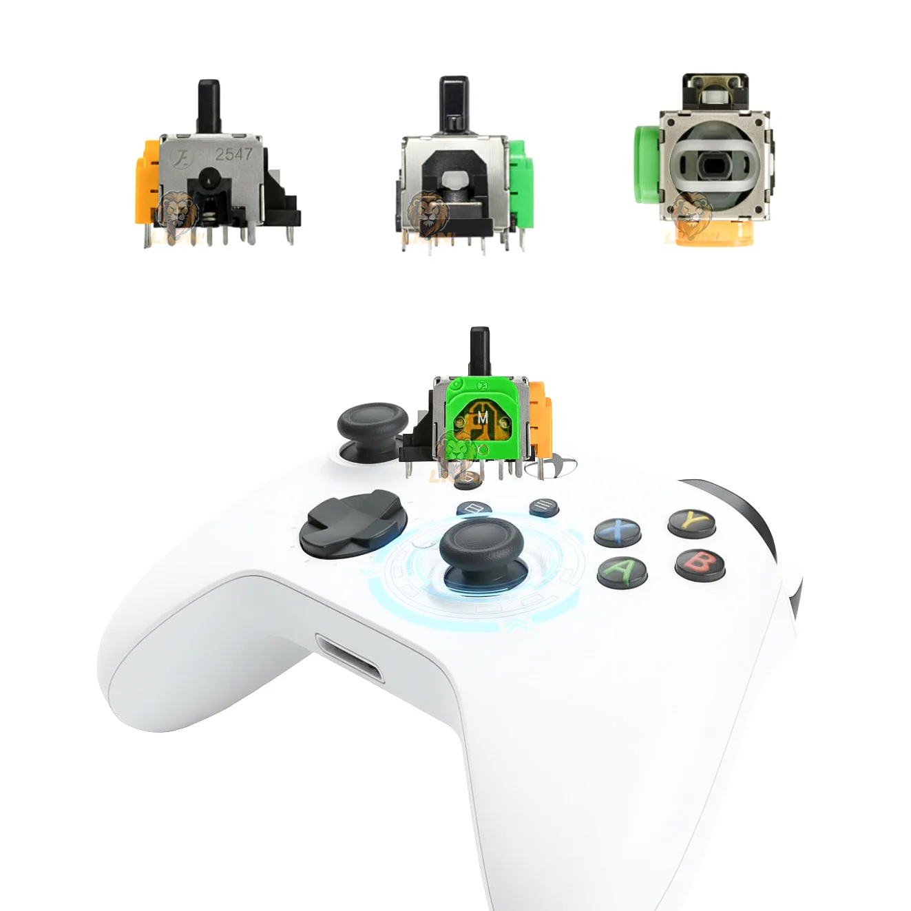 Favor New Angle Sensor TMR X Joysticks,For PS5 DualSense Edge,PS4 DualShock,XBOX ONE,XBOE SERIES,Elite 1