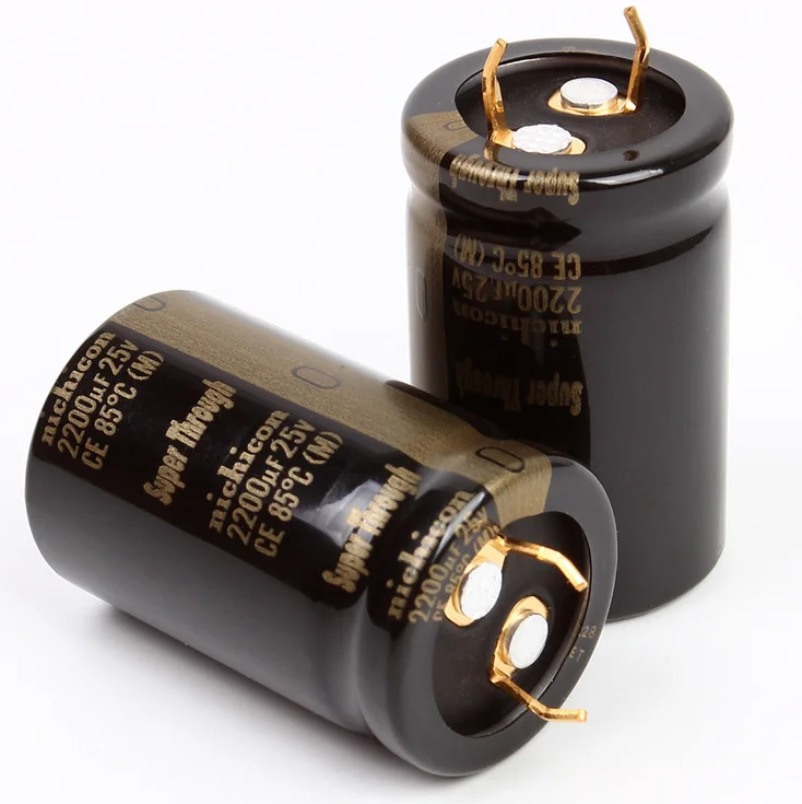 2PCS nichicon LKG TYPE-III 680UF 1000UF 2200UF 25V 35V 50V 63V 100V Super Through Audio Capacitor HI-FI KG free shipping