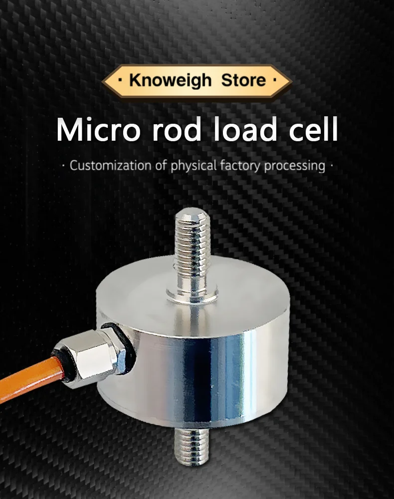 BENGBUZZYQ Tension Rod Load Cell 0-5000KG Stainless Steel High Precision Force Sensor for Automation Industrial Weighing Robotic