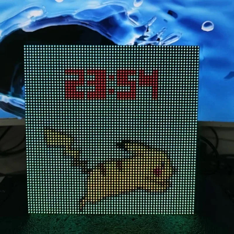 ESP32 WiFi Automatic Calibration Steam Punk Pixel Clock Esports Room Desktop Gift