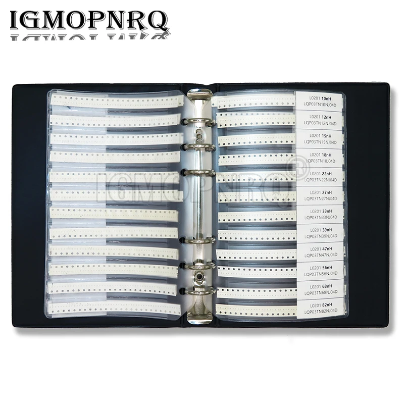 550PCS 1100PCS 1300PCS 1900PCS 2100PCS 2600PCS 0402 0603 0805 1206 SMD Sample Book Stackup Inductor Multilayer Ceramic Inductor