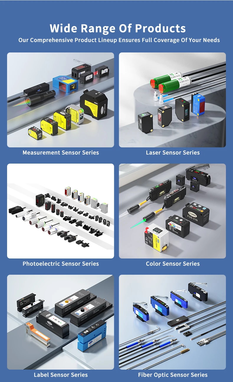 FUWEI FJC03 RS485 High-Resolution Grating Micrometer for Industrial Applications 1μm High-Precision Contact Displacement Sensor