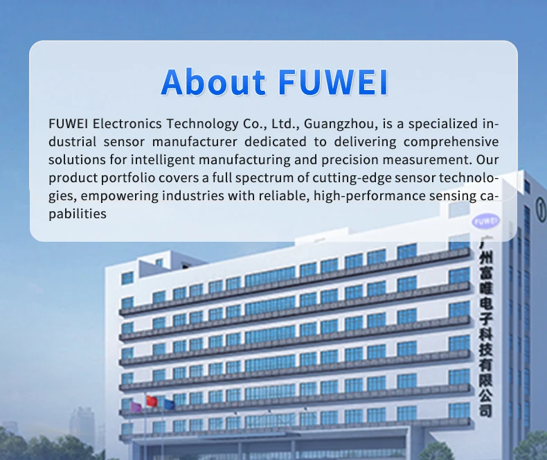 FUWEI FJC03 RS485 High-Resolution Grating Micrometer for Industrial Applications 1μm High-Precision Contact Displacement Sensor