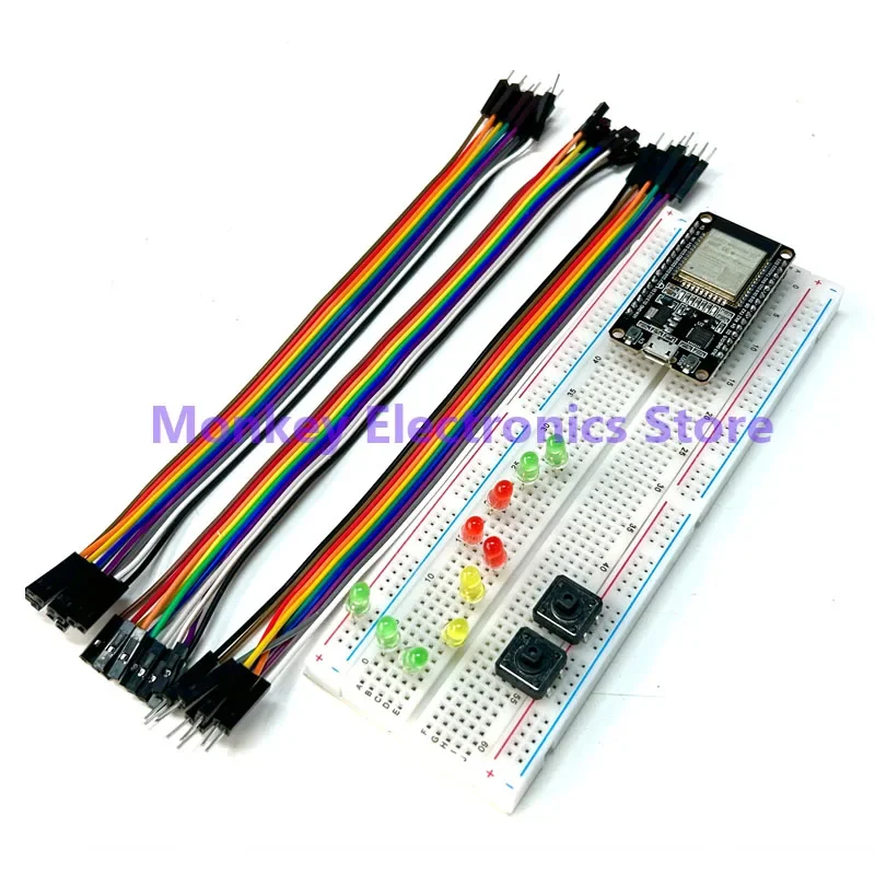 Electronic DIY Kit ESP32 ESP-32S WIFI Module Starter Kit for ESP32 WIFI Development Board ESP32 Module Kit Relay Display Sensor
