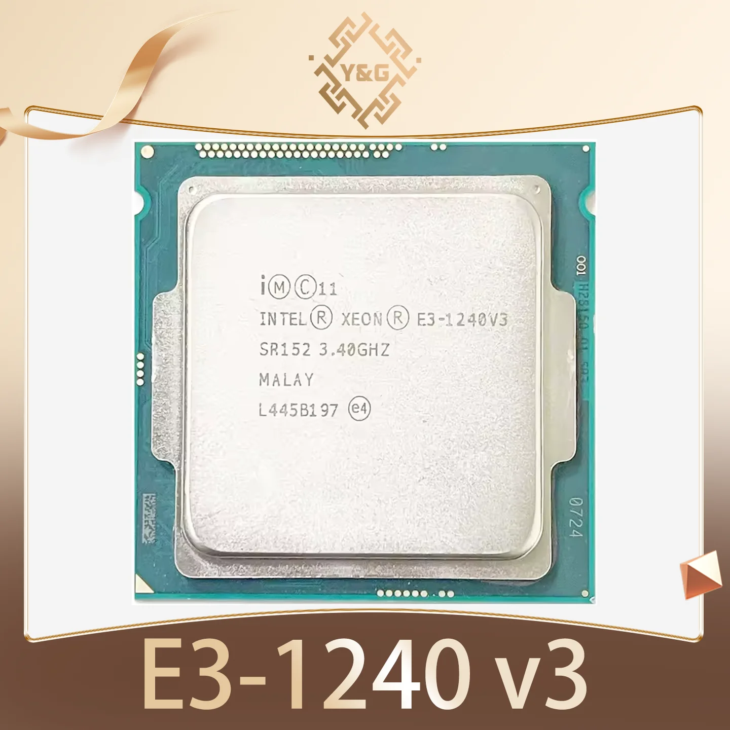 Xeon E3-1240 v3 E3 1240v3 E3 1240 v3 3.4 GHz Quad-Core Eight-Thread CPU Processor 8M 80W LGA 1150