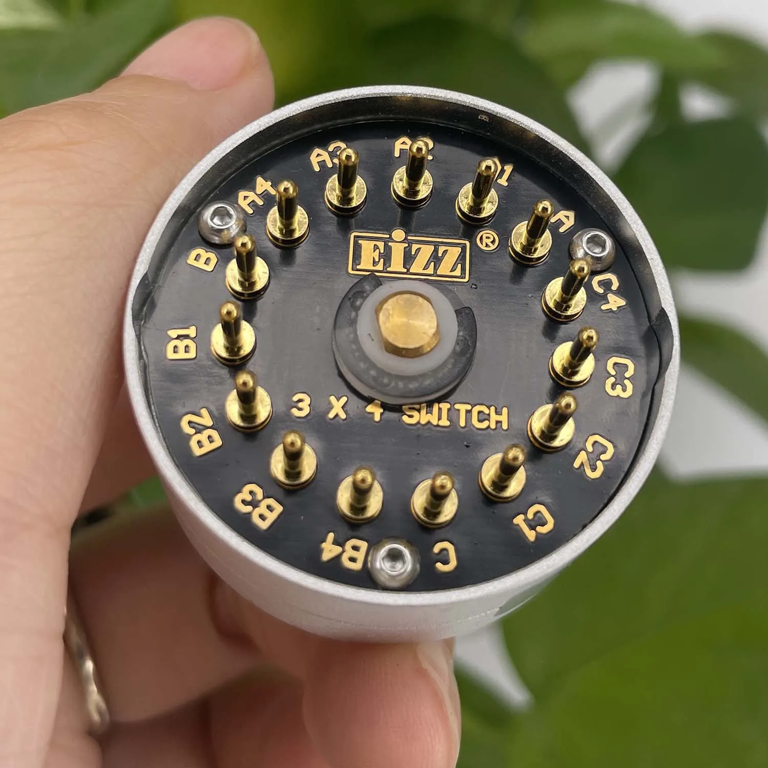 Rotary Switch Signal Source Selector EIZZ 3 Ways 4 Ways 3 Positions Rotary Adjust Switch HIFI Audio Amplifier DIY