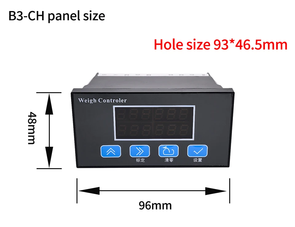 Load Cell Indicator Weighing Sensor Intelligent Control Instrument Display RS485 Industrial Weight Controller Alarm Switch