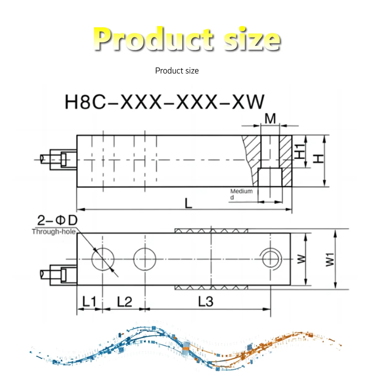 H8C Weight Sensor Shear Beam Load Cell 500kg-10Ton 2mV/V 5-12VDC for Industrial Weighing Systems Cell for Tank Hopper Platform