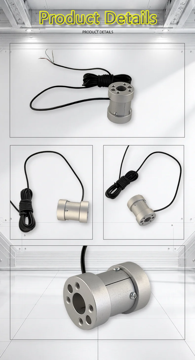2.0mV/V Static Torque Sensor 0-50/100/150N.m Aluminum/Alloy Steel Torque Gauge for Industrial Torque Monitoring
