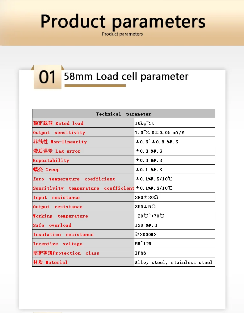 BENGBUZZQY Precision 58mm Load Cell + Digital Indicator, 50KG 5t Sensor Alloy Steel & Stainless Steel, Force Measurement Tool