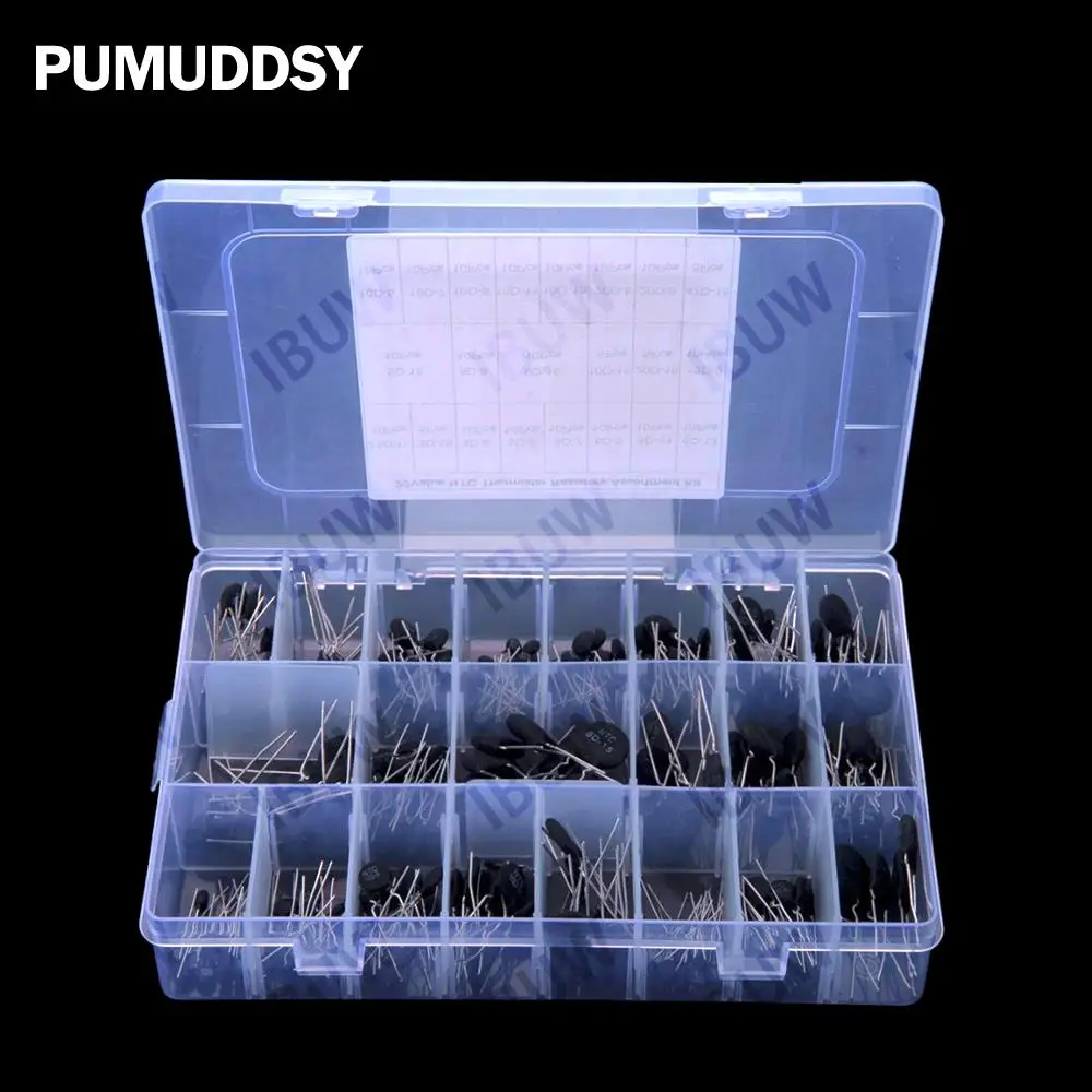 22Values 3D-15 3D-9 5D-5 NTC Thermistor Resistor Assortment kit 8D-15 10D-15 10D-5 10D-720D-9