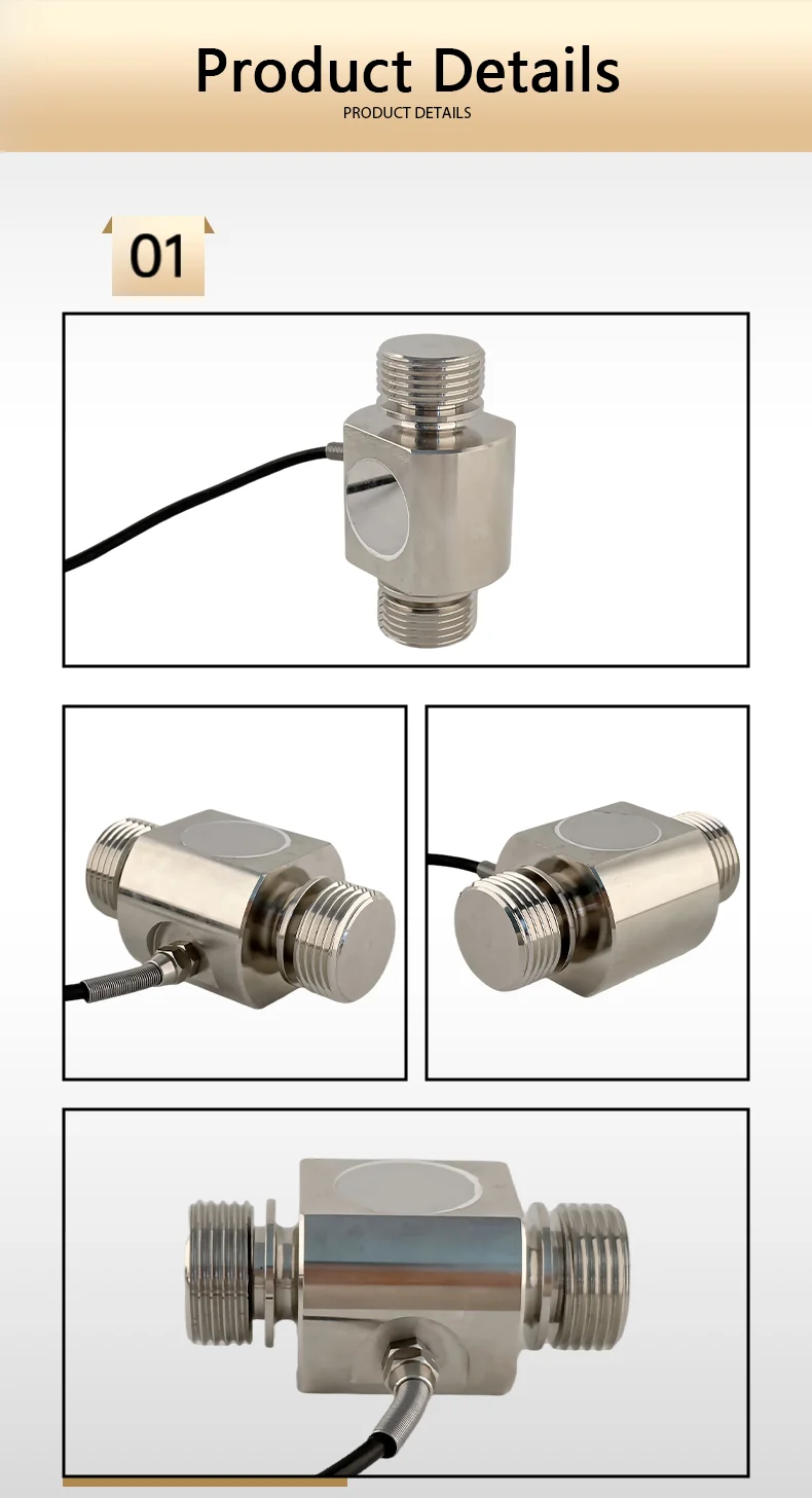 Industrial Column Weight Sensor Load Cell 3T 15T 30T 50T Alloy Steel Tension Compression Load Cell High Sensitivity 2.0mV/V