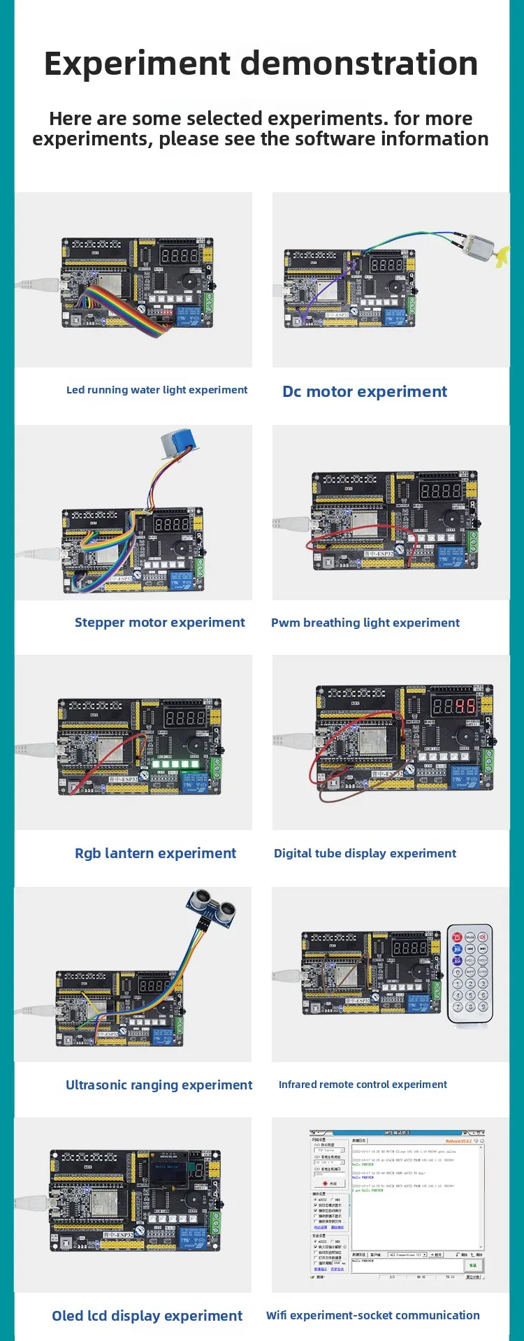 ESP32 IoT Development Kit (3 Versions) - Laser Sensor +20+ Sensors | WiFi Bluetooth Compatible with Arduino/Python