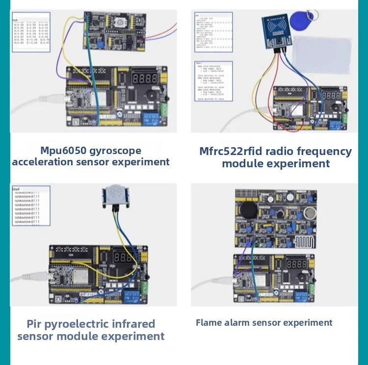ESP32 IoT Development Kit (3 Versions) - Laser Sensor +20+ Sensors | WiFi Bluetooth Compatible with Arduino/Python