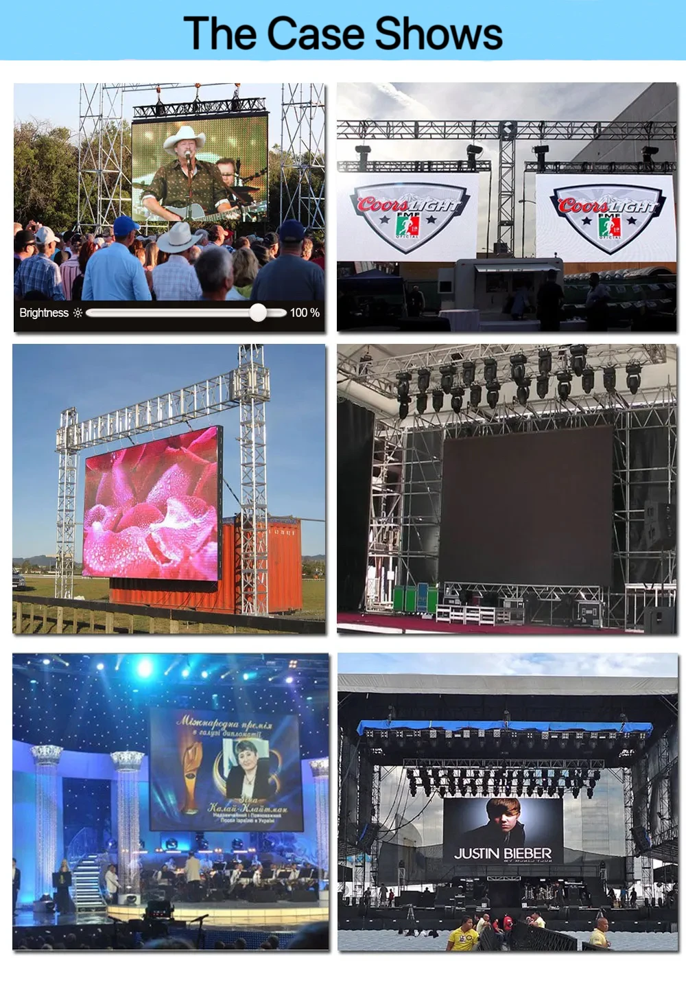 P4 LED Screen Panel Module Free Shipping Indoor 320 X 160mm Full Color SMD2121 80 X 40 Pixels 20 Scan LED Display Module