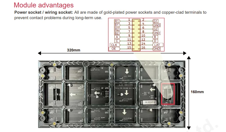 P4 LED Screen Panel Module Free Shipping Indoor 320 X 160mm Full Color SMD2121 80 X 40 Pixels 20 Scan LED Display Module