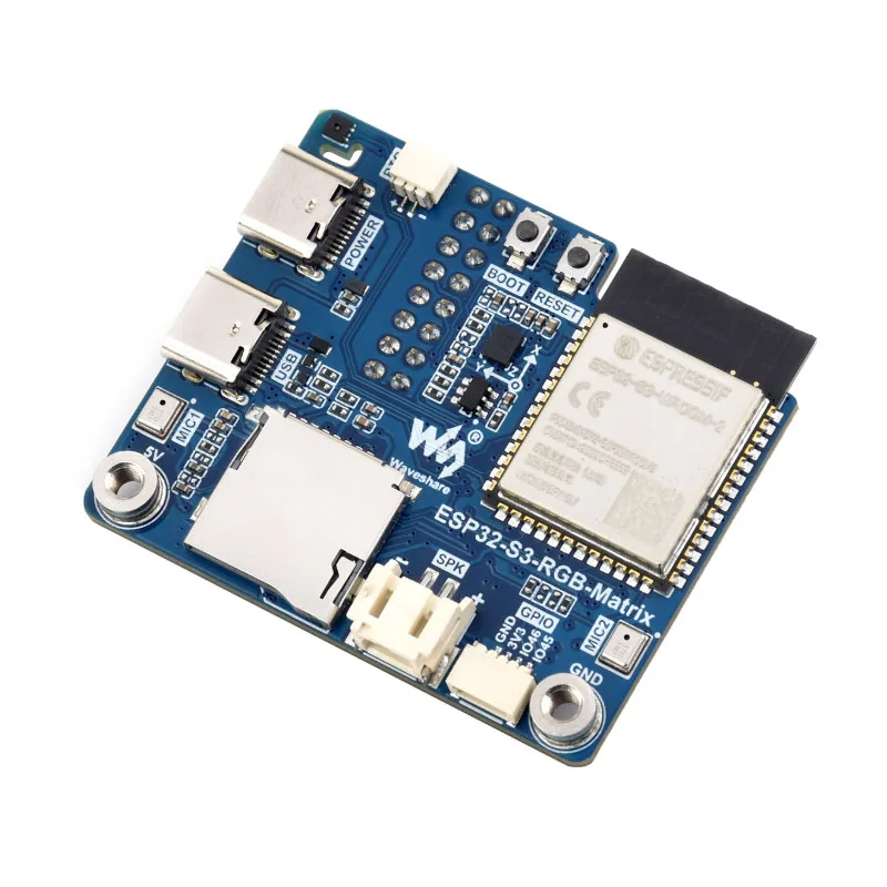 ESP32-S3 RGB Matrix Driver Board With ESP32-S3-N32R16 Module Support LED Display Screens for HUB75 RGB Matrix