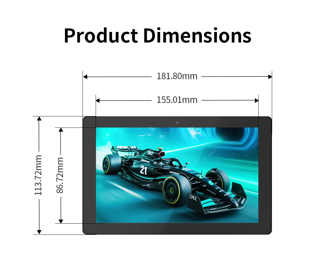 7-inch IPS touch screen development board (ESP32-P4/C6), supporting shell and camera