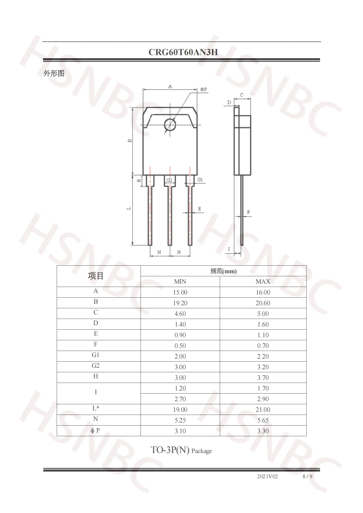 10PCS CRG60T60AN3H G60T60AN3H 60T60 600V 60A OR CRG40T60AN3H G40T60AN3H 40T60 600V 40A TO-3P IGBT Transistor 100% New Original
