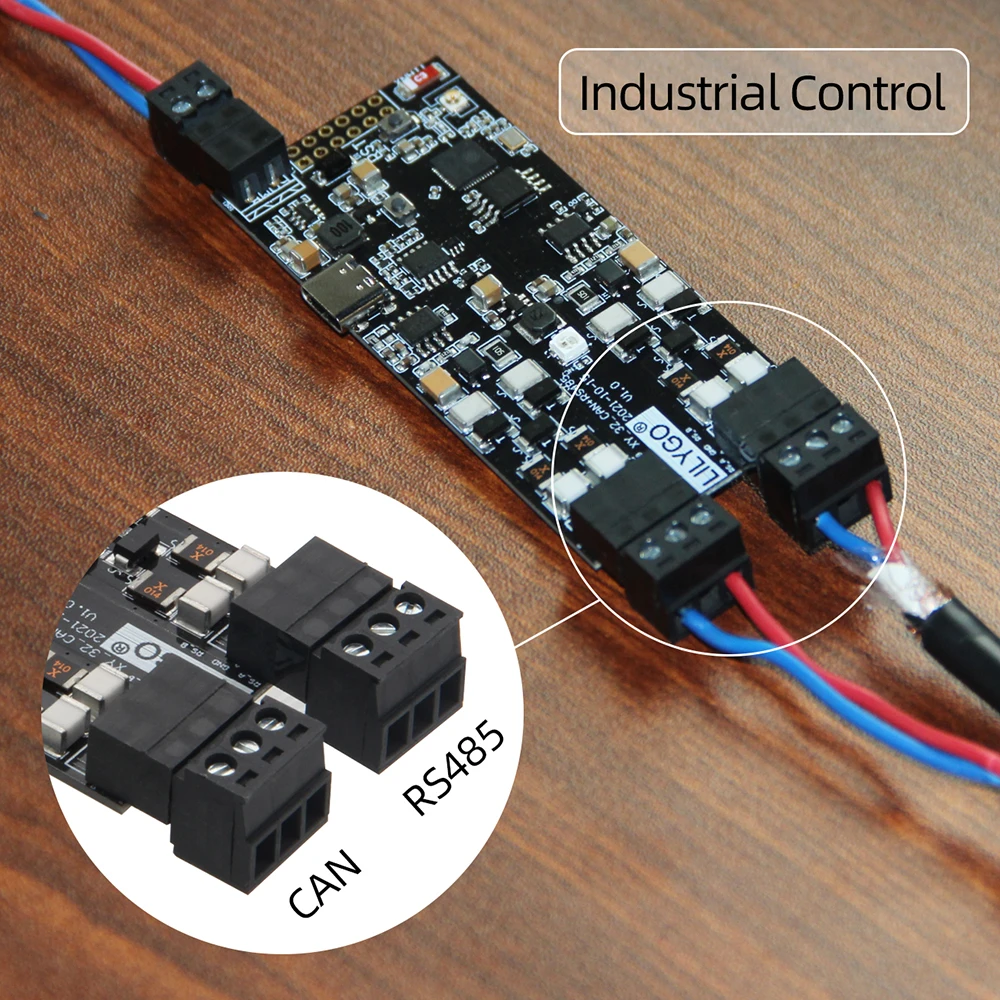 LILYGO® T-CAN485 ESP32 Industrial Control Module CAN RS-485 TF Card WIFI Bluetooth Wireless IOT Development Board WS2812 RGB