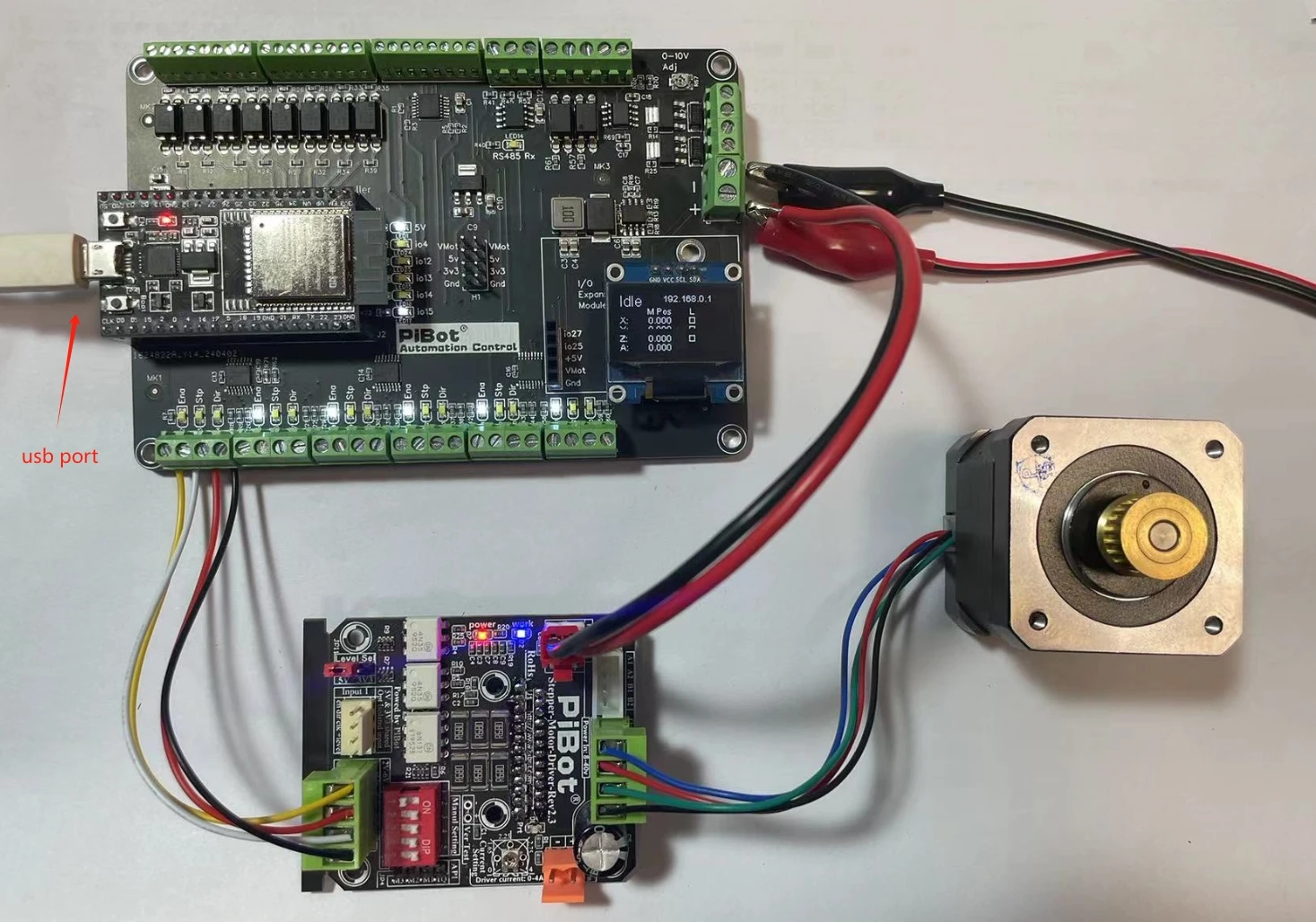 PiBot FluidNC GRBL Laser CNC Controller V4.7 B (Only the 4.7B Shield Board)