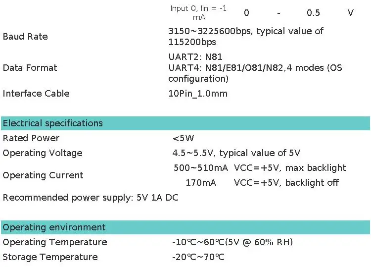 DWIN 7 Inch 800*480 TFT LCD Display Module Capacitive/Resistive TTL/RS232 Commercial Smart Screen For Arduino DMG80480C070_04W